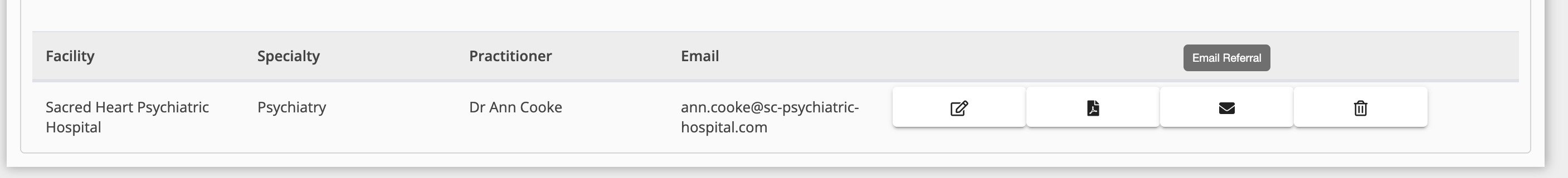 Referral Email